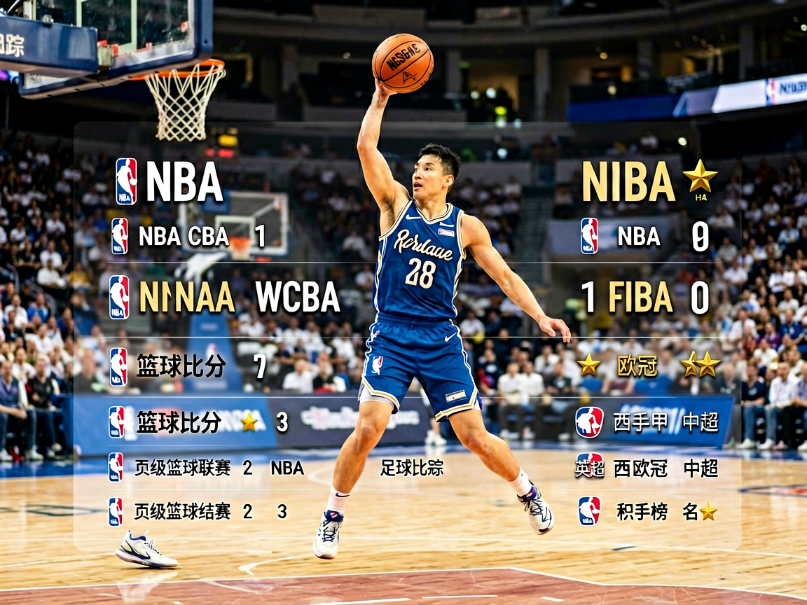 篮球赛事比分数据，NBA CBA及国际篮球赛事实时追踪